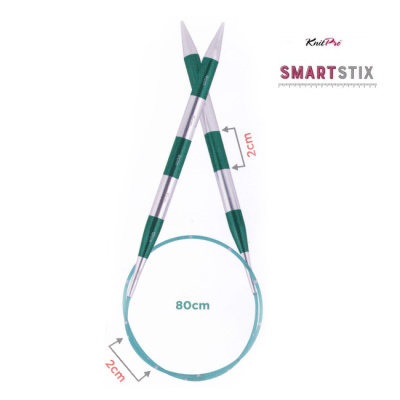 Спицы круговые "SmartStix" 80см, KnitPro